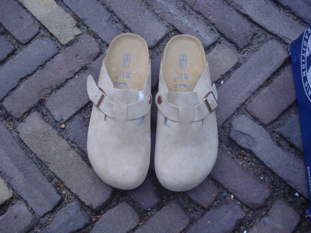 BOSTON BIRKENSTOCKS BEIGE 38 NIEUW GRATIS VERZENDING POST, Slippers, Verzenden, Beige, Nieuw