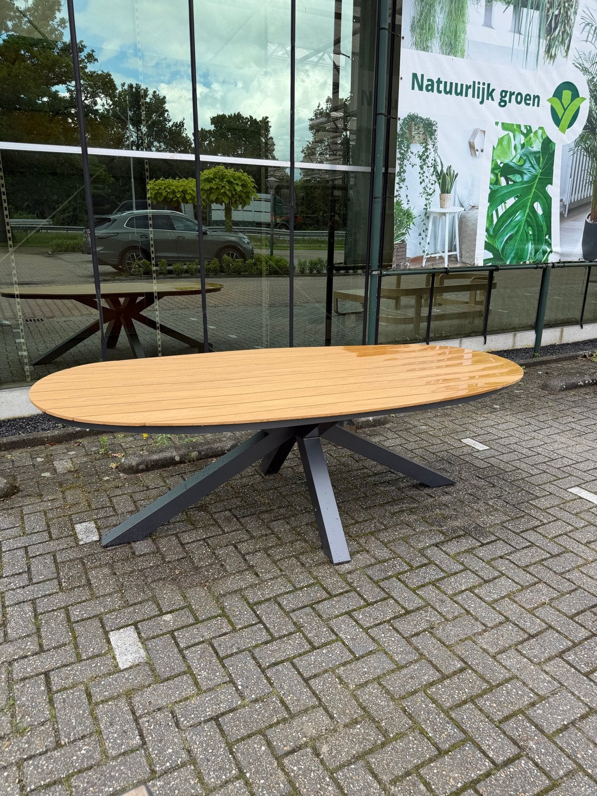 Tafel Arezzo Ovaal 240x113 cm - Stijlvolle Eettafel, Ophalen, Overige materialen, -, -