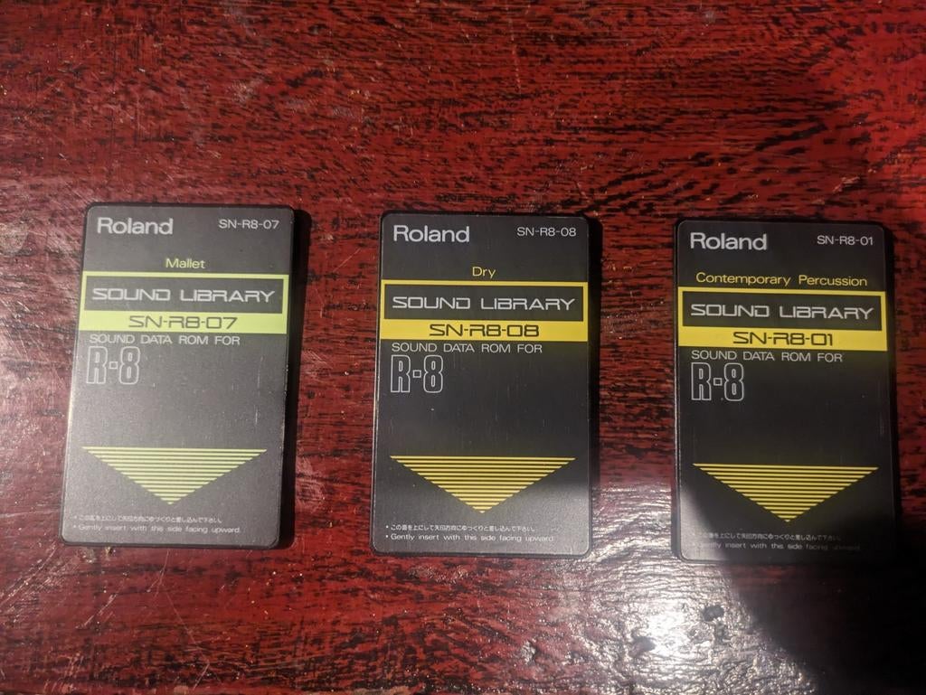 Roland r8 rom cards contemporary percussion en mallets, Muziek en Instrumenten, Ophalen of Verzenden, Roland