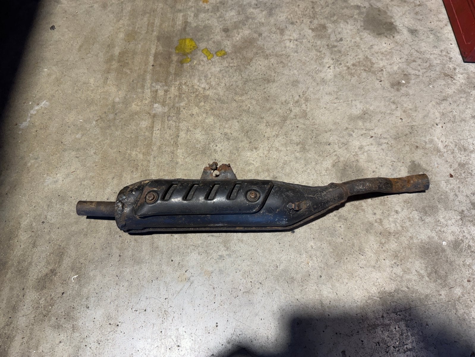 Originele eind demper Honda Mtx ot 50/80, Ophalen of Verzenden, Zo goed als nieuw, Uitlaat