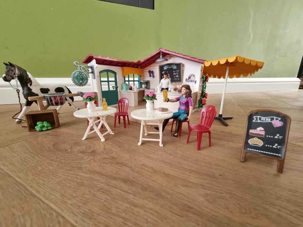 Schleich HORSE CLUB - Ruiter Café - (42592), Ophalen of Verzenden, Zo goed als nieuw, Meisje