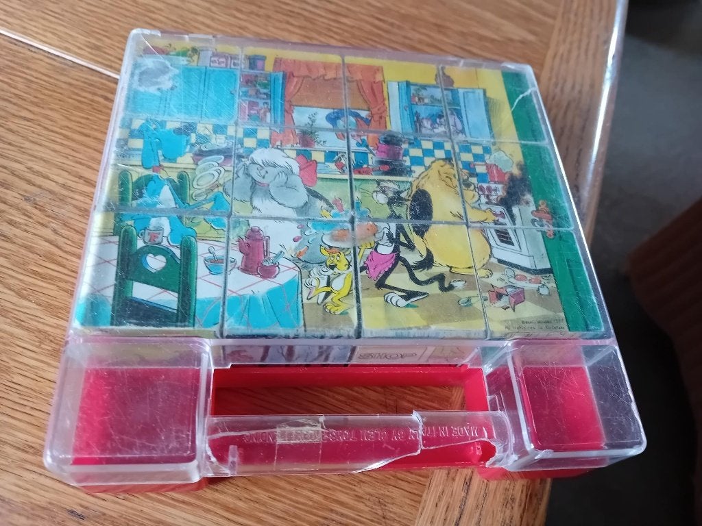 Phil Mendez Foofur vintage blokkenpuzzel SEPP 1987, Ophalen of Verzenden, Gebruikt
