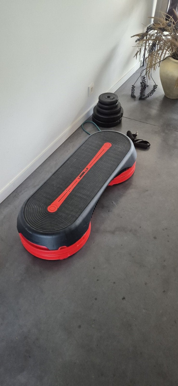 Les Mills Smartstep, gewichten en weerstandsband, Ophalen, Zo goed als nieuw, Benen, Stepbank