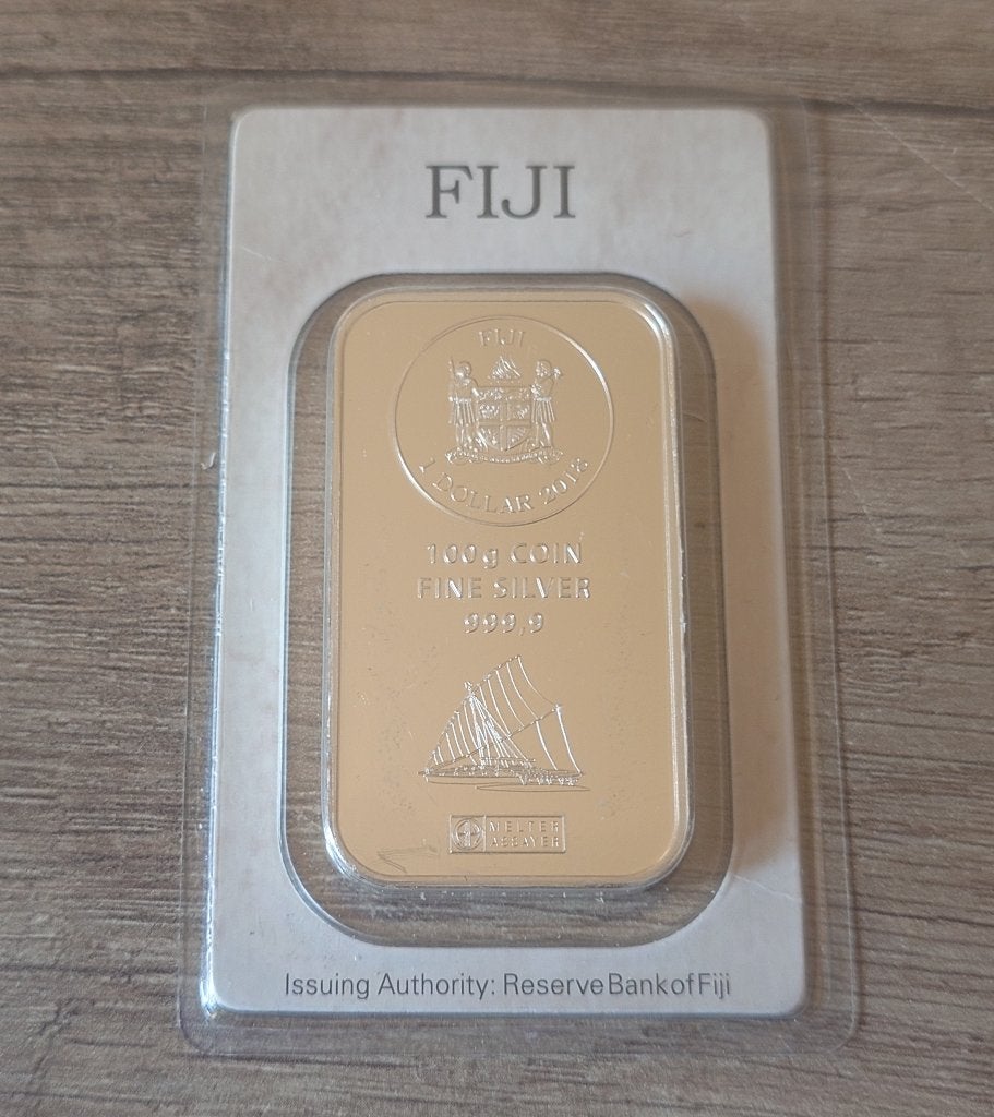 100 Gram Fiji 2021 Zilverbaar, Verzenden, Zilver