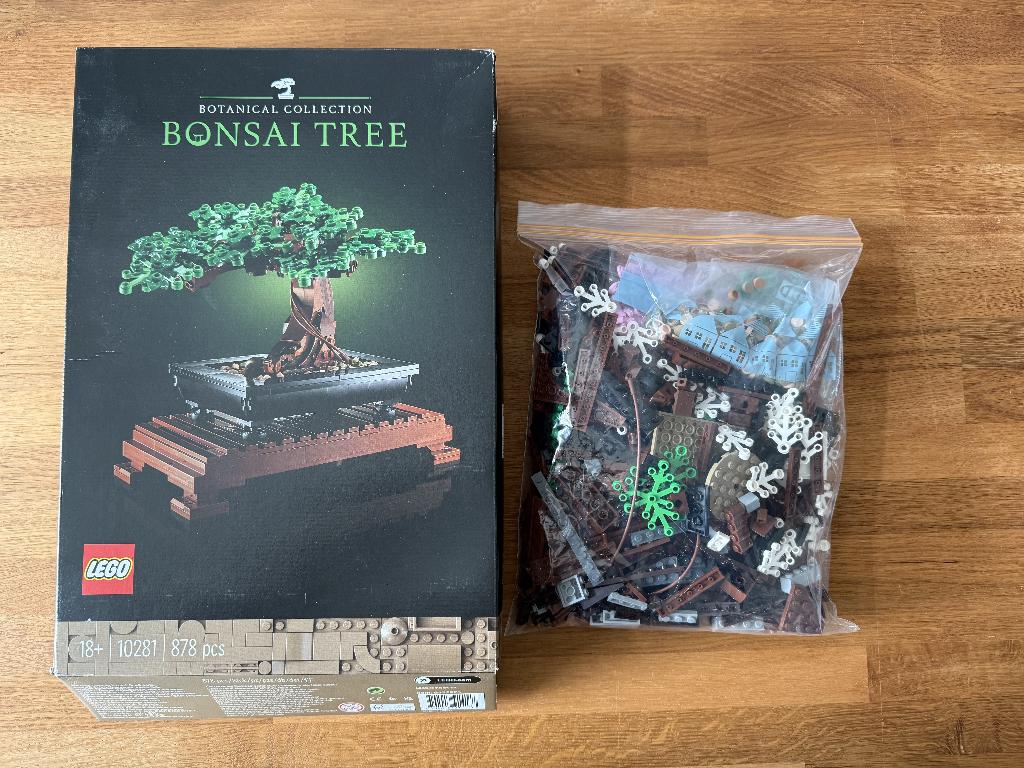 2x Lego bonsai, Overige thema's, Lego, Compleet, Ophalen of Verzenden
