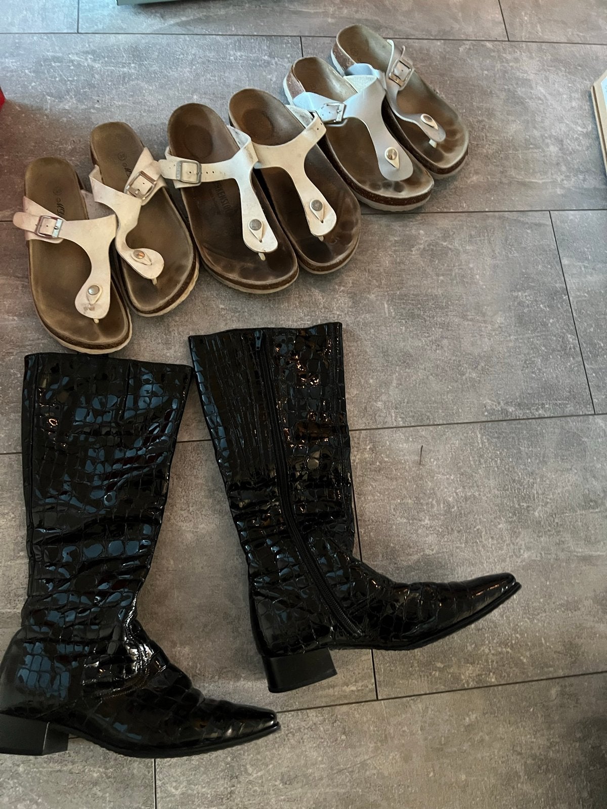 Gabor laarzen en slippers, Ophalen of Verzenden, Gedragen, Zwart, Hoge laarzen