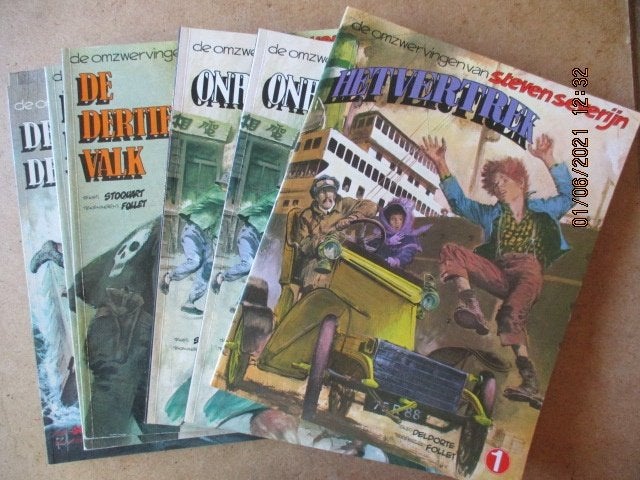 adv3964 steven severijn, Eén stripboek, Ophalen, Gelezen
