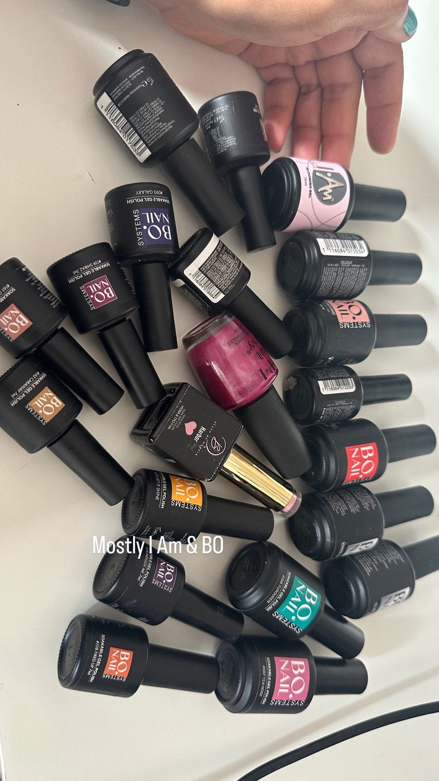Gel polish - mix brand, Ophalen of Verzenden, Zo goed als nieuw, Handen en Nagels