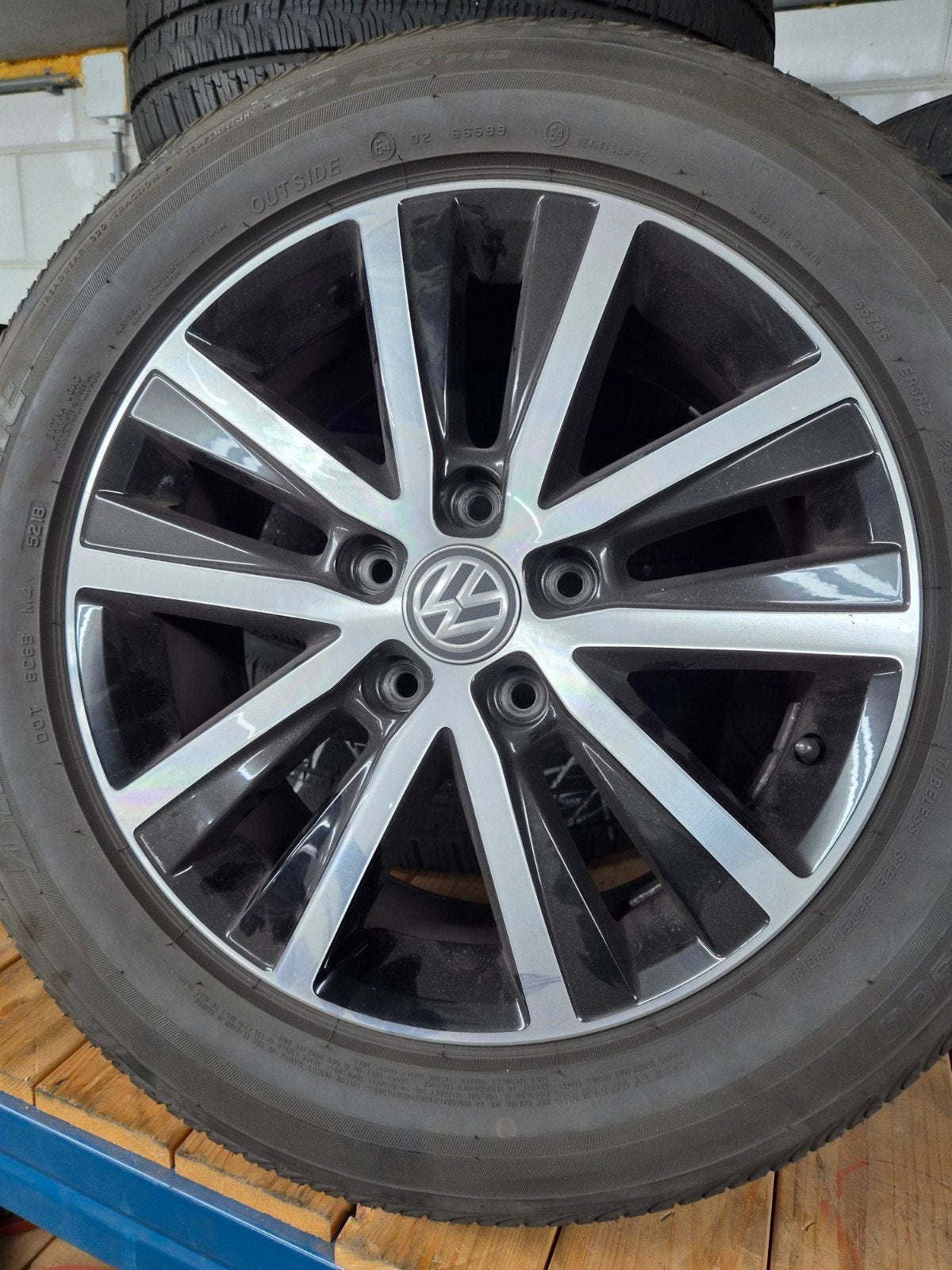 Volkswagen 17 inch  Velgen 5x120, Auto-onderdelen, Ophalen, Gebruikt, Banden en Velgen, 17 inch