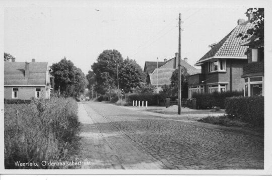WEERSELO Oldenzaalschestraat, Verzamelen, Verzenden, 1940 tot 1960, Ongelopen, Overijssel