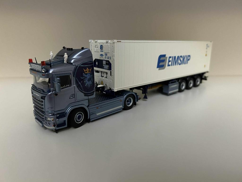Tekno Scania Sneepels, Ophalen of Verzenden, Zo goed als nieuw, Bus of Vrachtwagen, Tekno