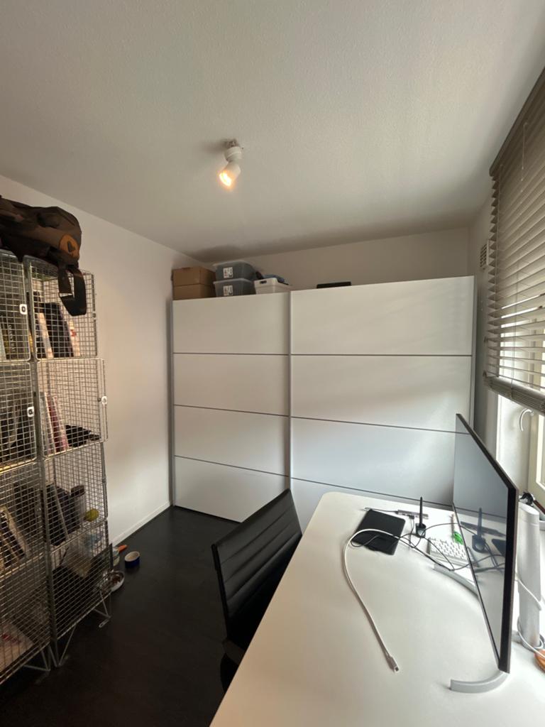 Schuifdeurkast Verona XL - wit - 200,4x242,7x59 cm, Huis en Inrichting, Kasten | Kledingkasten, Ophalen, Gebruikt, 200 cm of meer