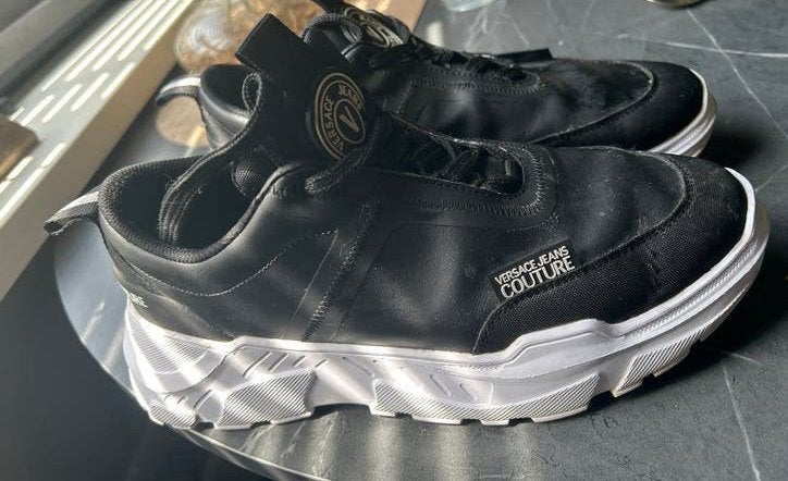 Versace Jeans Couture Sneakers Zwart, Ophalen of Verzenden, Gedragen, Zwart, Sneakers of Gympen