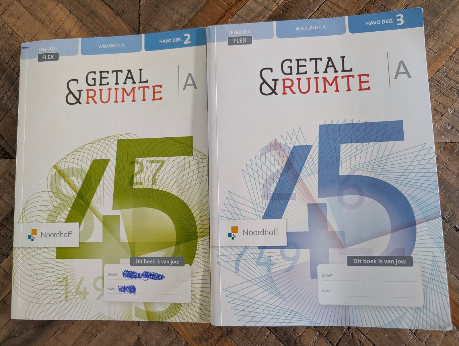 Getal & Ruimte Wiskunde A Havo deel 2 en 3, Boeken, Schoolboeken, Ophalen of Verzenden, Zo goed als nieuw, HAVO