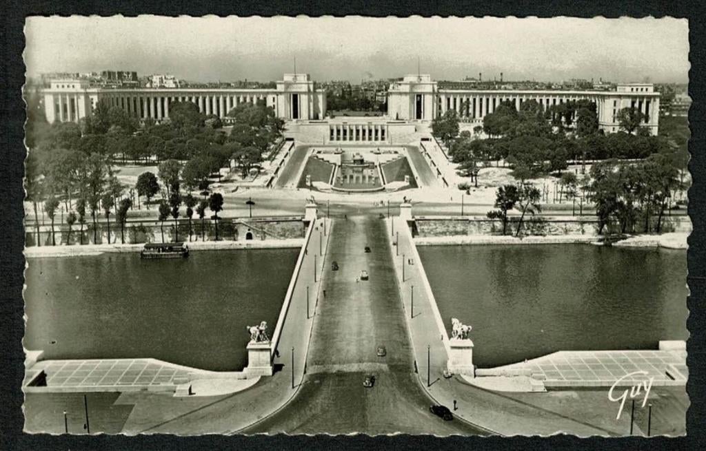 Frankrijk :Parijs - pont d'Iena et palais de Chaillot - 1946, Verzenden, 1940 tot 1960, Gelopen, Frankrijk