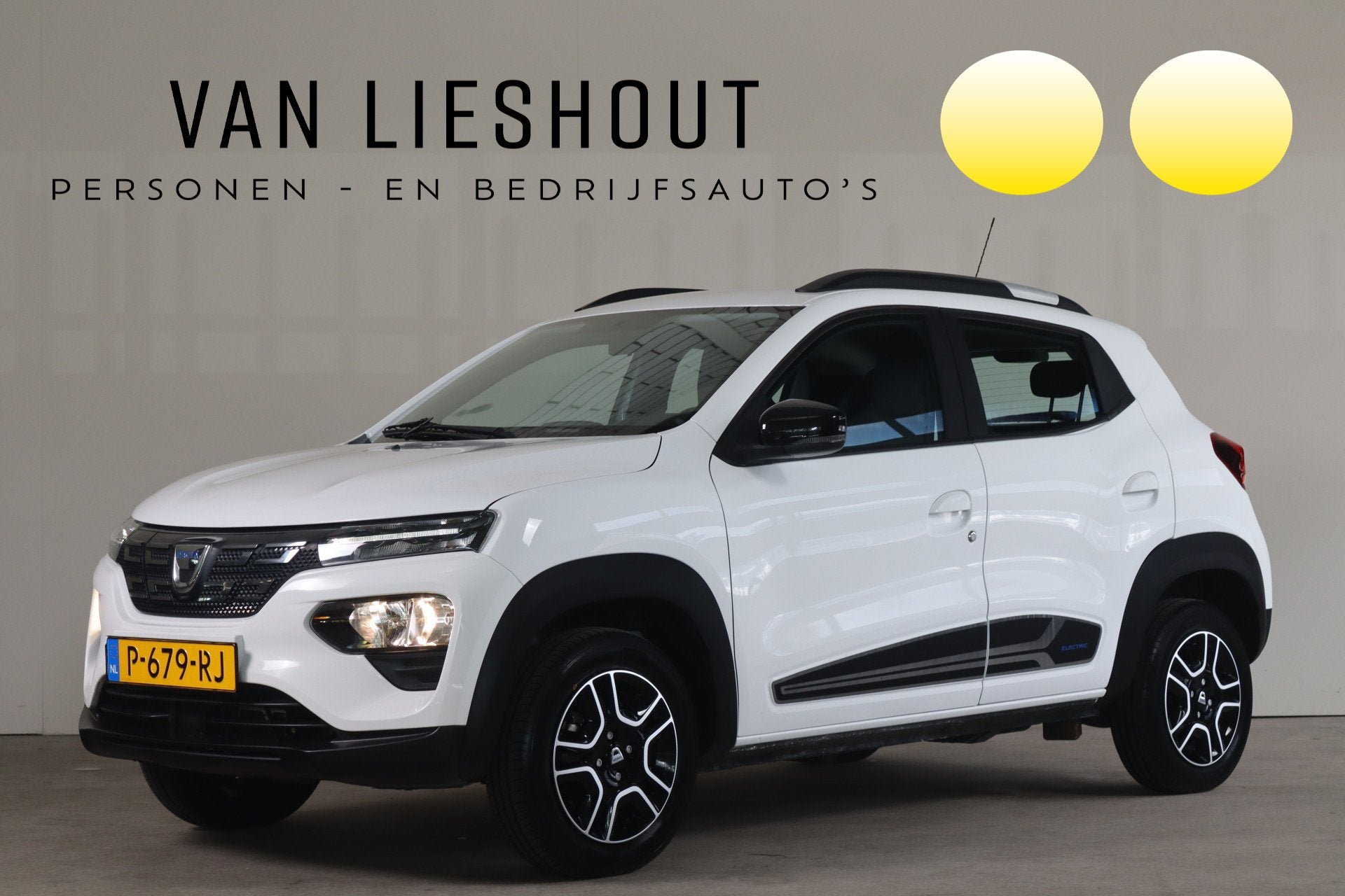 Dacia Spring Comfort 27 kWh - NL- Auto! Airco I Radio I Crui, Auto's, Electronic Stability Program (ESP), Gebruikt, 230 km, Leder en Stof