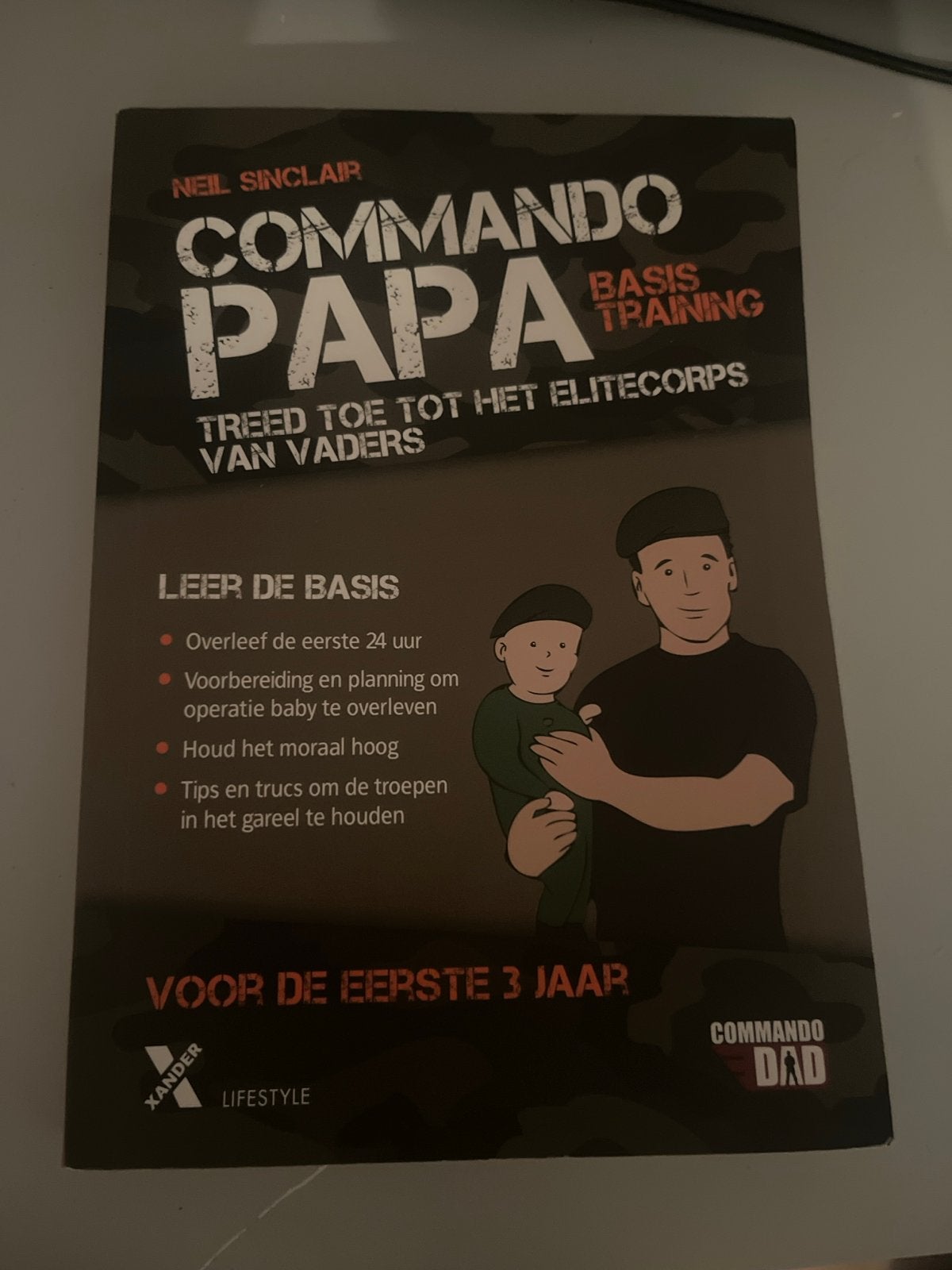 Commando Papa - Basistraining voor vaders (Zo goed als nieuw, Ophalen of Verzenden, Zo goed als nieuw, Opvoeding tot 6 jaar