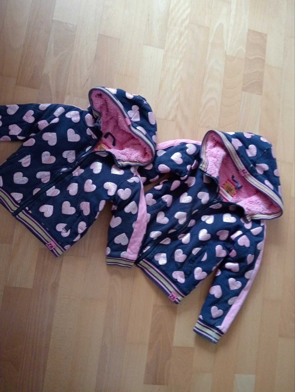 2x Z8 wintervest winterjas maat 86, 104/110  teddy voering, Gebruikt, Meisje, Ophalen of Verzenden, Jasje