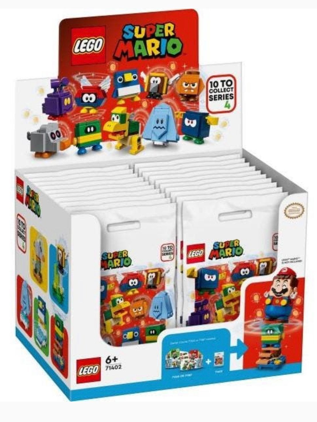 Nieuw Lego 71402 Super Mario Character Series 4 (box of 18), Lego, Nieuw, Ophalen of Verzenden, Complete set