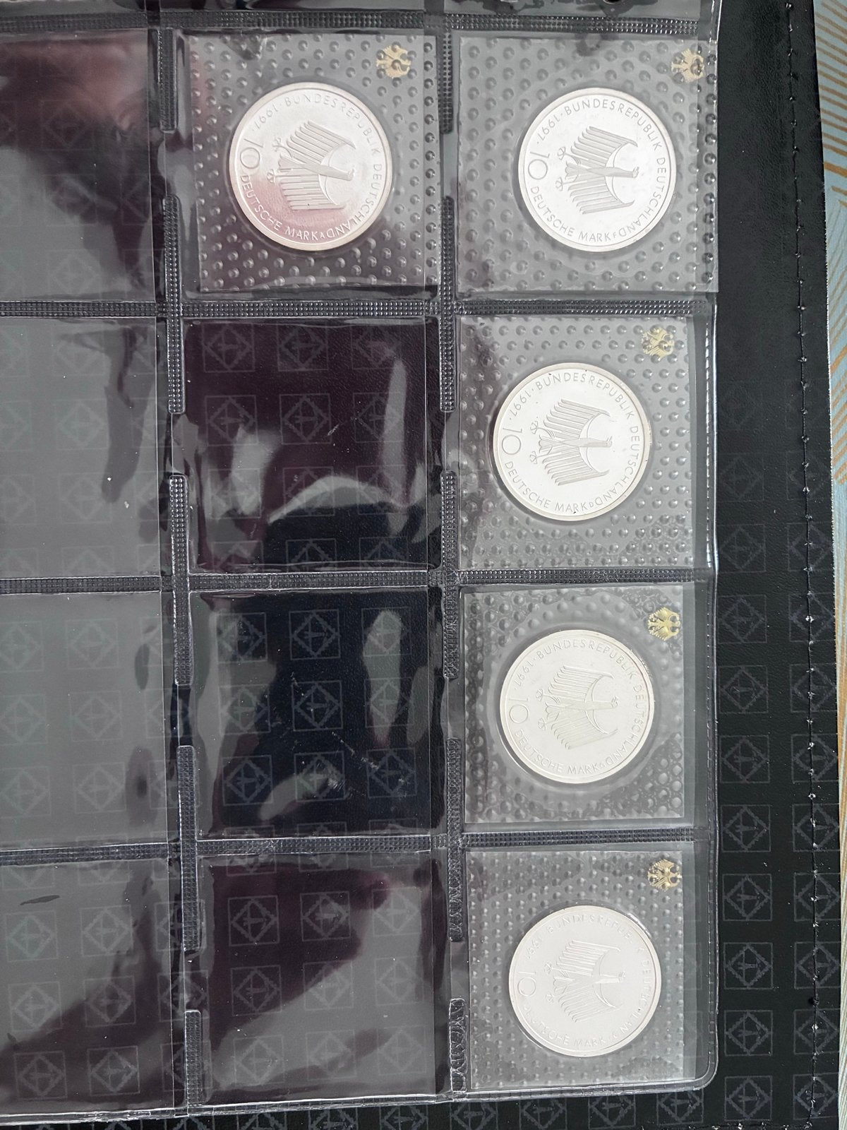 Duitse 10 Mark munten 1997 diesel, Ophalen of Verzenden, Duitsland, Zilver