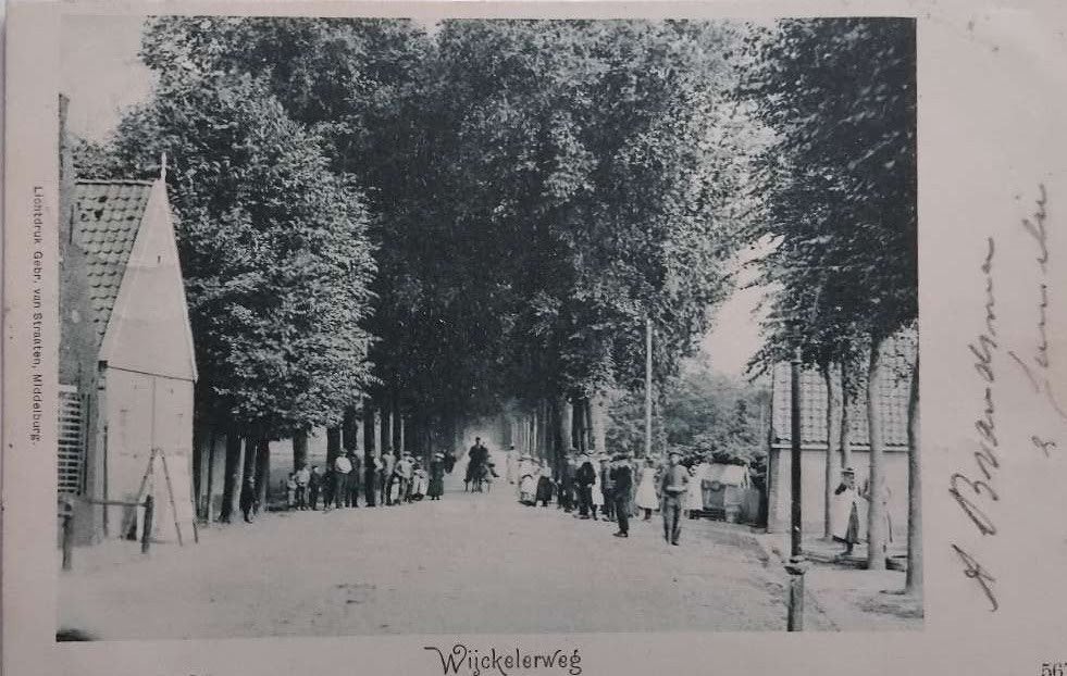 Wijckelerweg (Friesland) - Gelopen in 1901, Verzamelen, Ophalen of Verzenden, Voor 1920, Gelopen, Friesland
