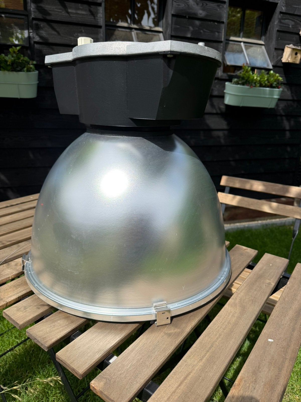 Grote Philips industriële hanglamp / fabriekslamp – nieuw, Ophalen, 50 tot 75 cm, Nieuw, Metaal