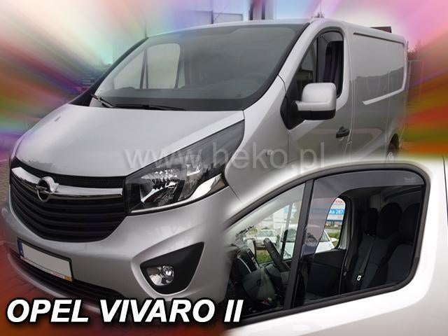 Zijwindschermen Opel Vivaro smoke getint pasvorm team heko, Ophalen of Verzenden, Nieuw
