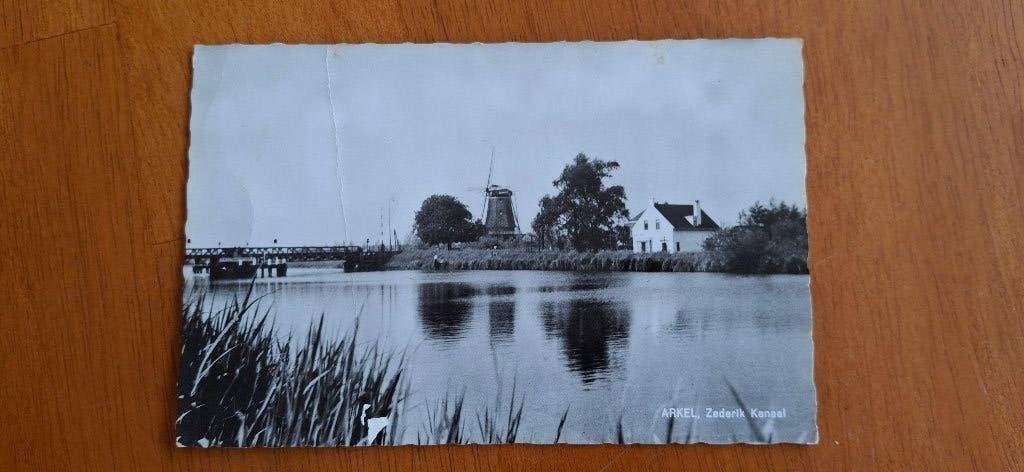 Oud ansichtkaart Arkel , Zederik Kanaal, Verzamelen, Ophalen of Verzenden, 1960 tot 1980, Gelopen, Zuid-Holland
