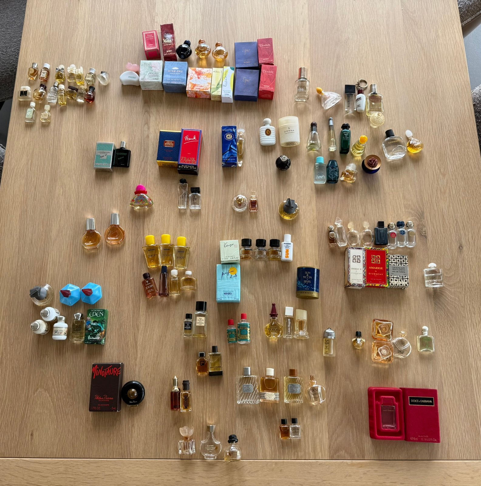 Parfum miniaturen, Ophalen of Verzenden, Gebruikt, Miniatuur