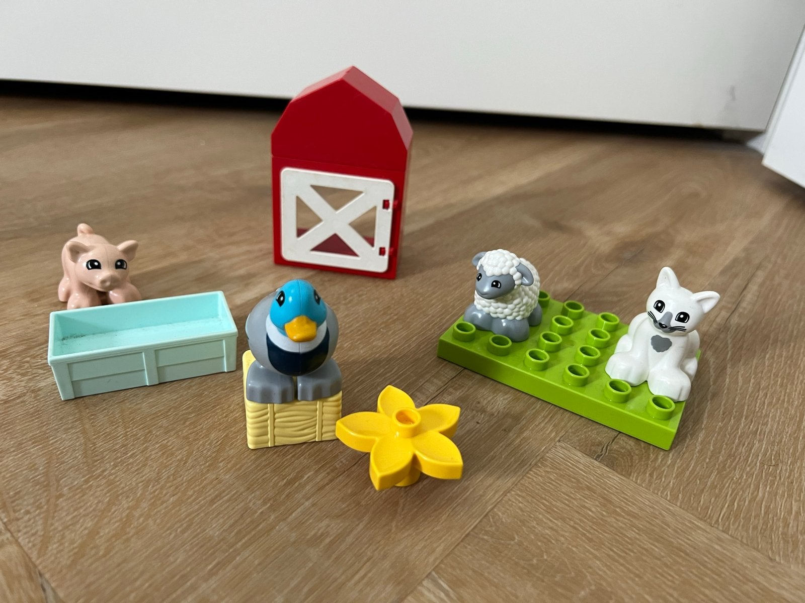 LEGO Duplo Boerderijdieren (10949) + andere boerderij duplo, Ophalen of Verzenden, Gebruikt, Overige merken