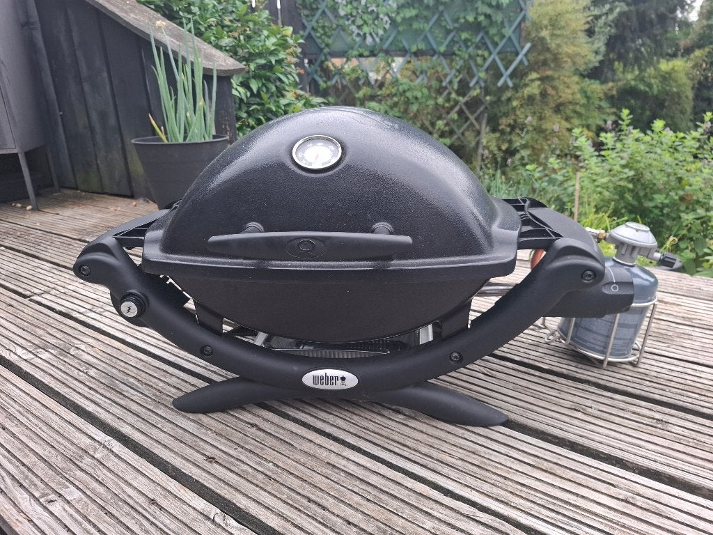Weber gas bbq, Tuin en Terras, Ophalen, Gebruikt, Weber