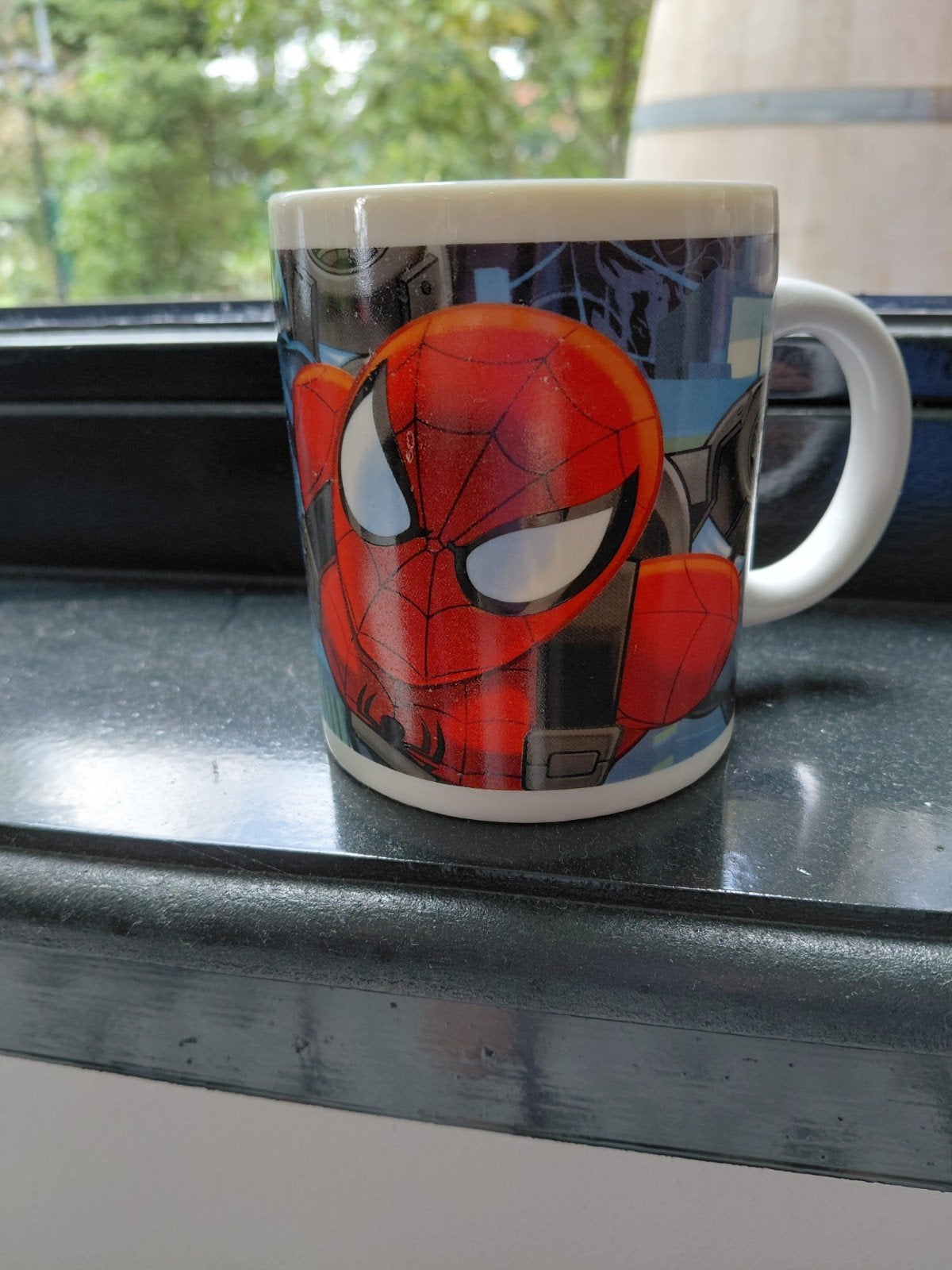 Marvel Ultimate Spider-Man Mok - Gebruikt, Overige typen, Nieuw, Ophalen of Verzenden, Steen/keramiek