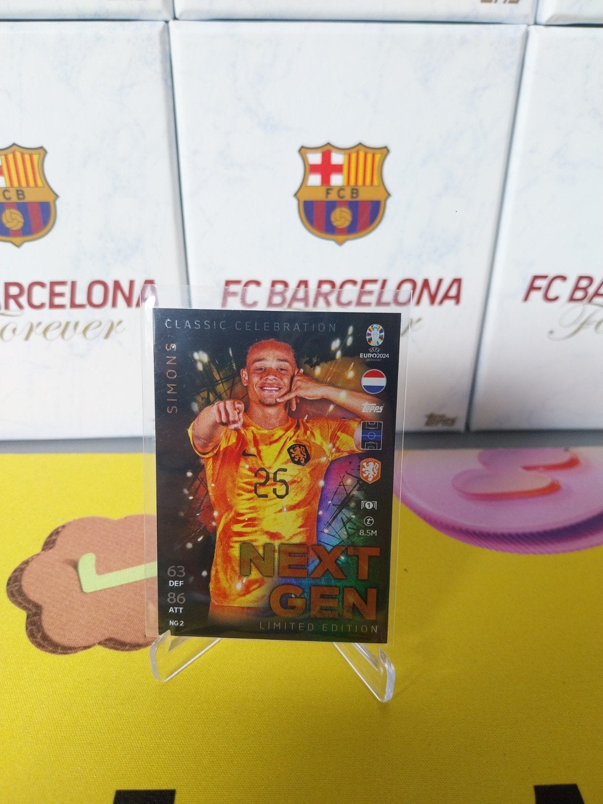 Xavi Simons Next Gen Topps Match Attax Euro 2024, Ophalen of Verzenden, Zo goed als nieuw, Plaatje