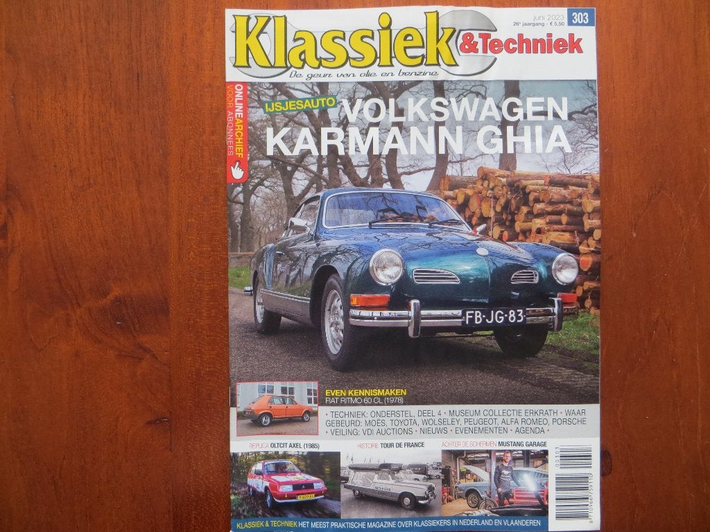 Klassiek & Techniek 303 Oltcit Axel 1985, VW Karmann Ghia, Ophalen of Verzenden, Zo goed als nieuw, Volkswagen