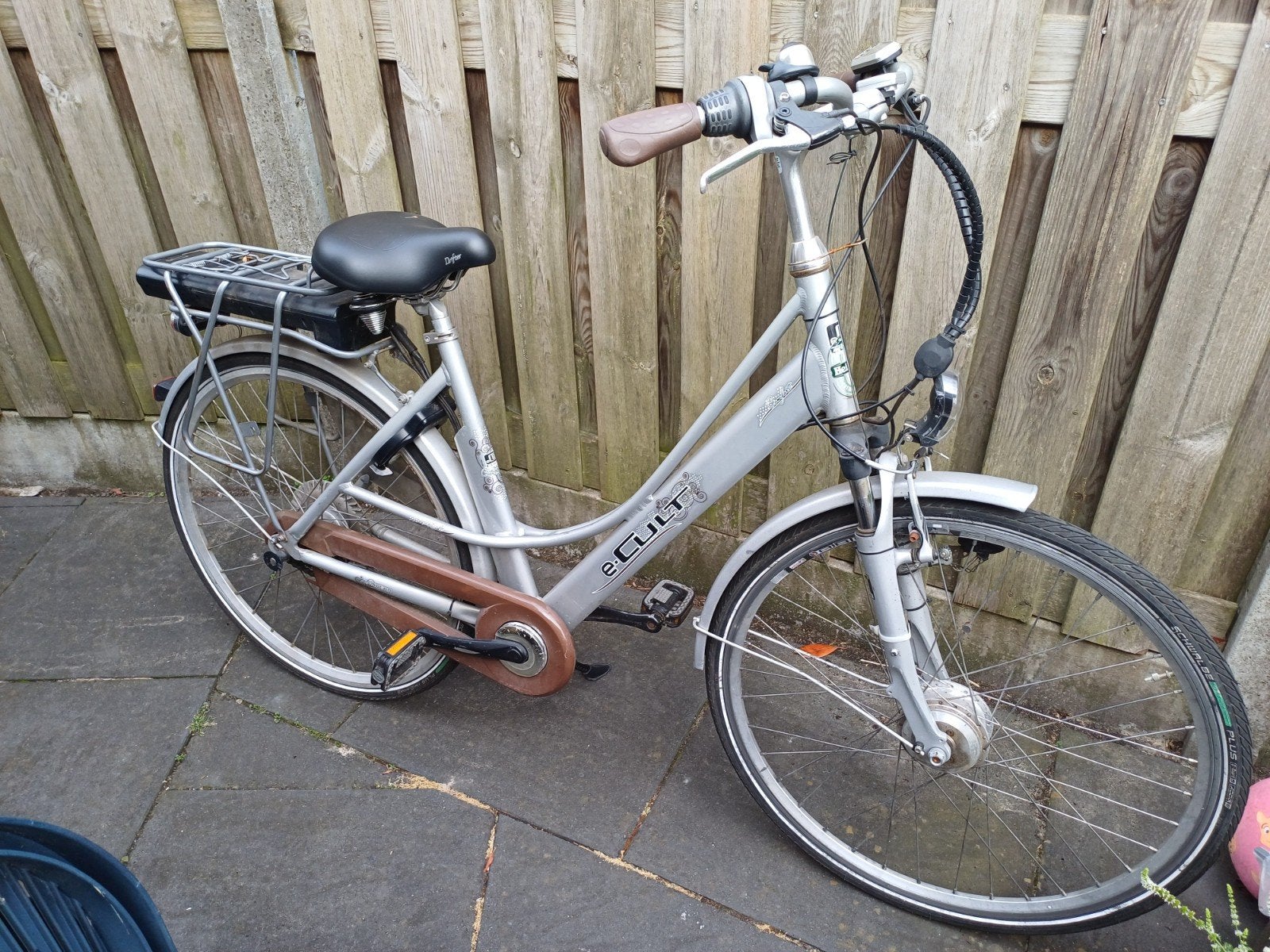 E-Cult elektrische fiets, zilver, gebruikt, Overige merken, Gebruikt, Ophalen of Verzenden, 51 tot 55 cm