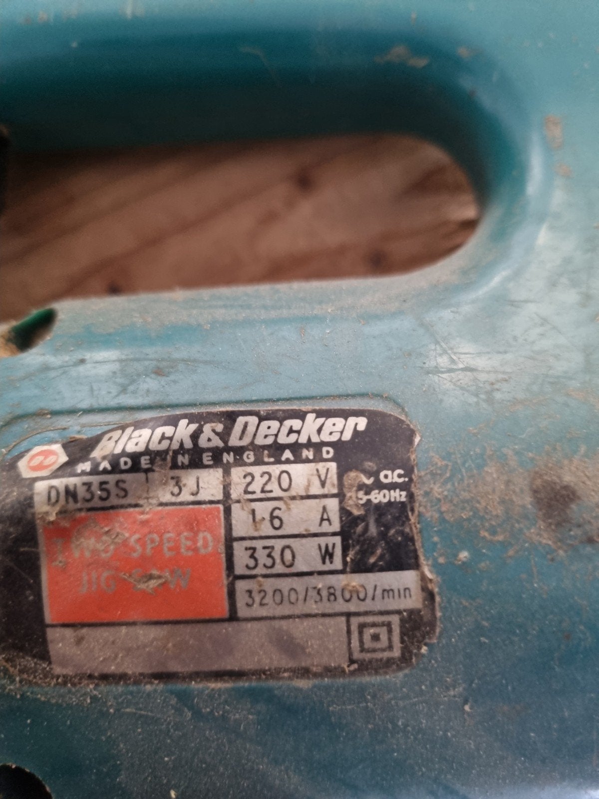 Antieke Black & Decker Decoupeerzaag - Motor werkt, Doe-het-zelf en Verbouw, Gereedschap | Zaagmachines, Gebruikt, Decoupeerzaag