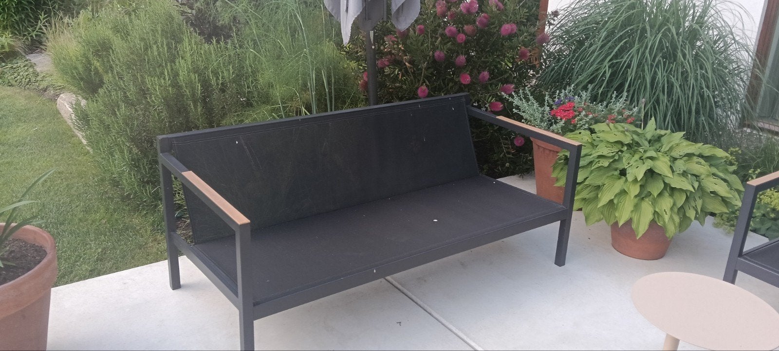 Moderne loungeset met 2 stoelen en bank en tafel, Ophalen of Verzenden