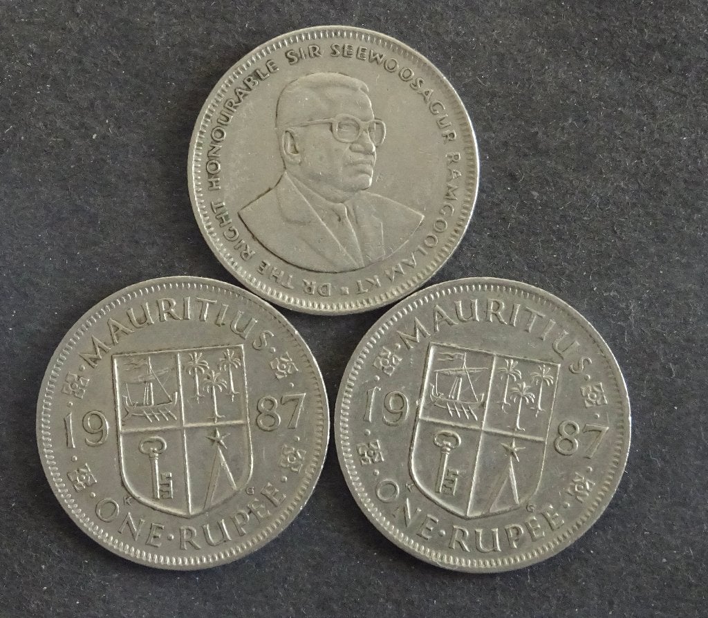 Munten Mauritius, Ophalen of Verzenden, Overige landen