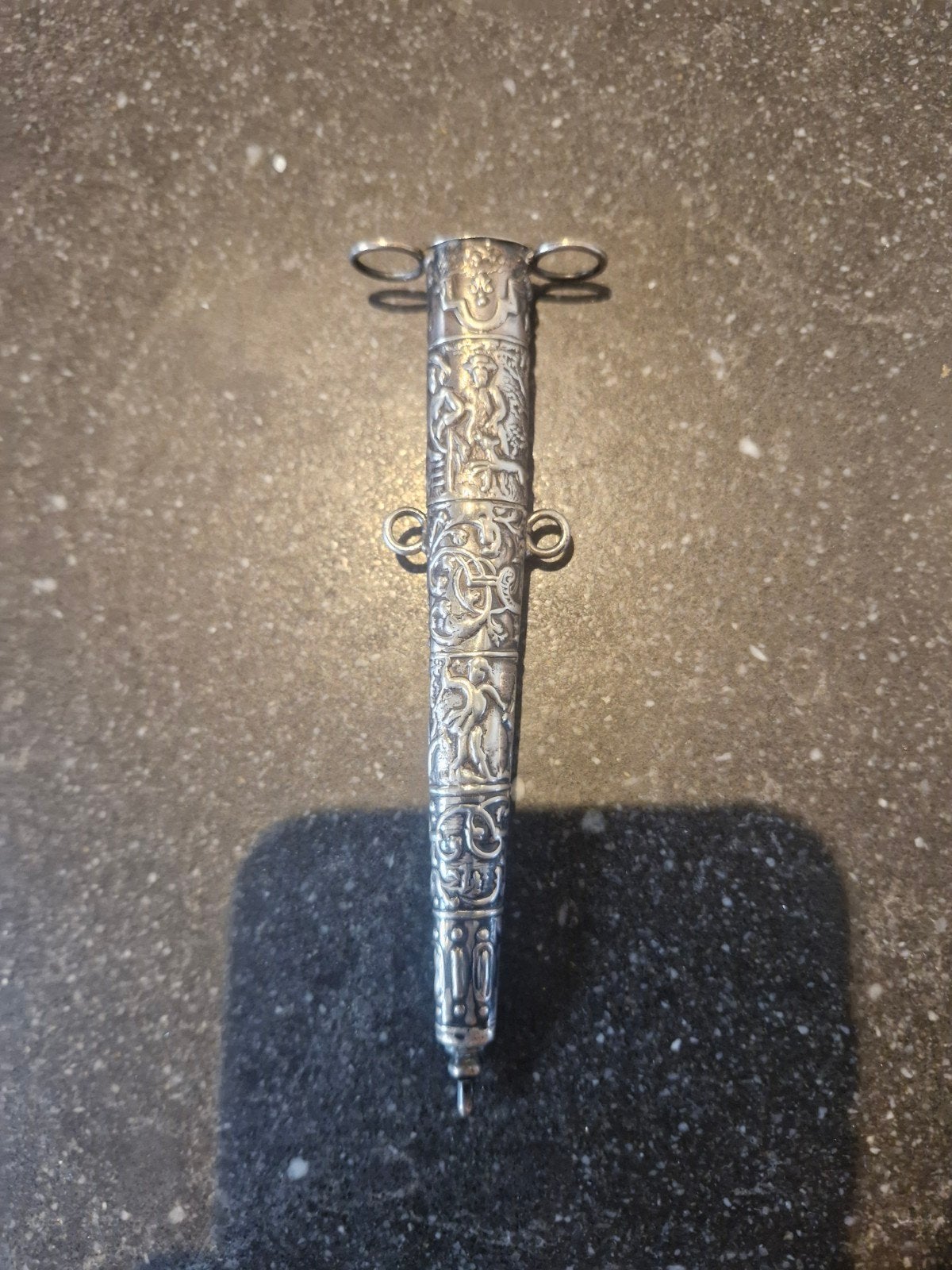 Antieke Zeeuwse naaldenkoker - Zilver 16,7gram, Antiek en Kunst, Ophalen of Verzenden, Zilver