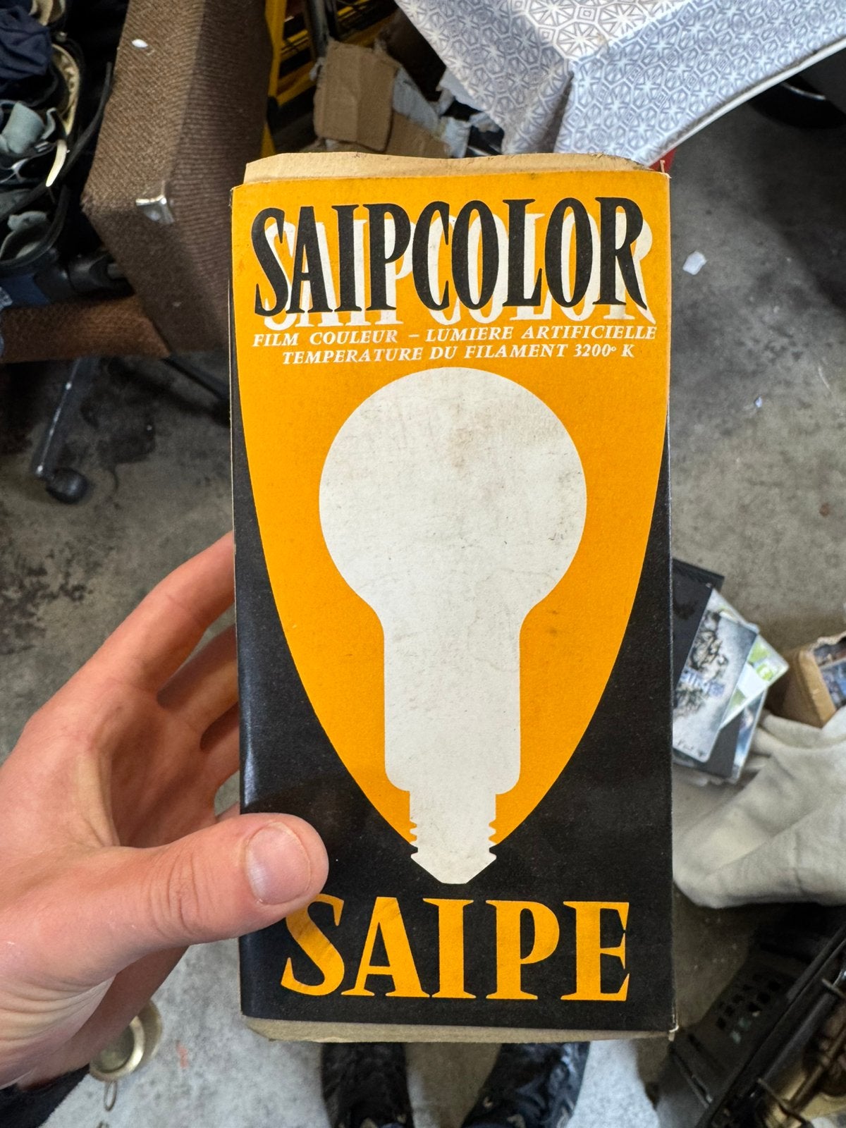 12x Vintage Saipcolor Studiolampen (3200K Kunstlicht) –, Ophalen of Verzenden