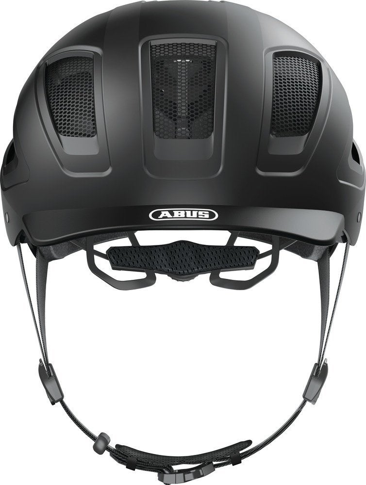 Abus helm Hyban 2.0 velvet black L, Ophalen of Verzenden, Zo goed als nieuw, Heer of Dame, L