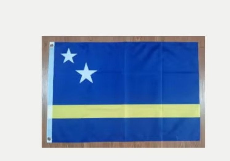 Grote vlag Curacao (150x90cm), Ophalen of Verzenden, Nieuw