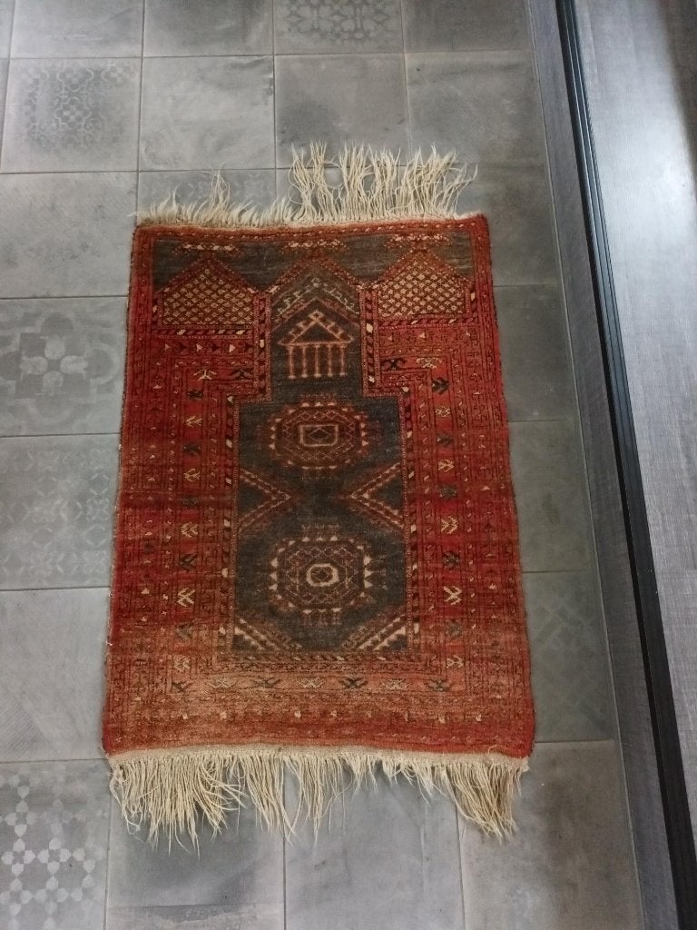 2 Handgeknoopte Perzische tapijten, Ophalen, Gebruikt, 100 tot 150 cm, 50 tot 100 cm