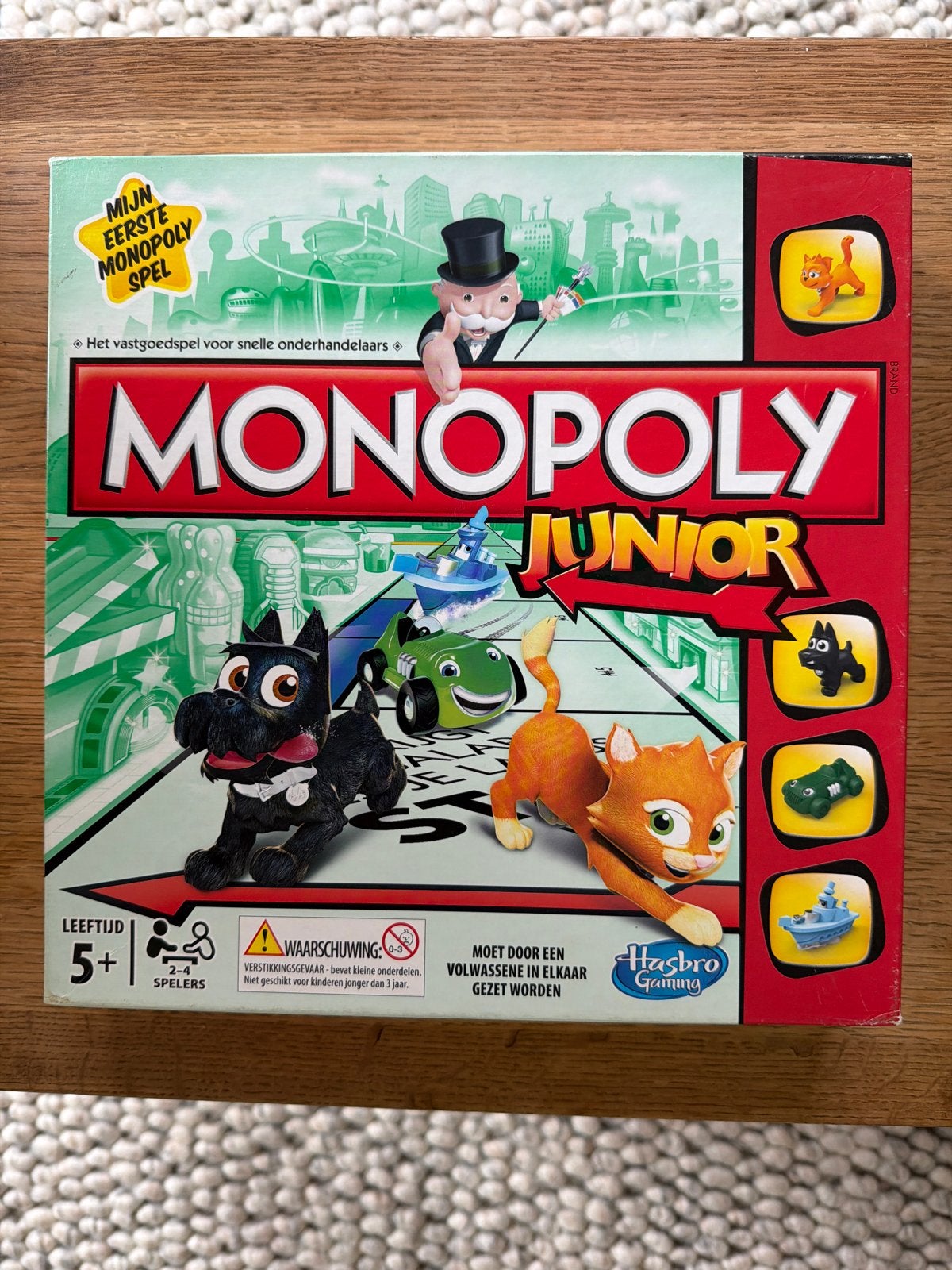 Monopoly Junior - Mijn Eerste Monopoly Spel, Hobby en Vrije tijd, Gezelschapsspellen | Bordspellen, Drie of vier spelers, Ophalen of Verzenden