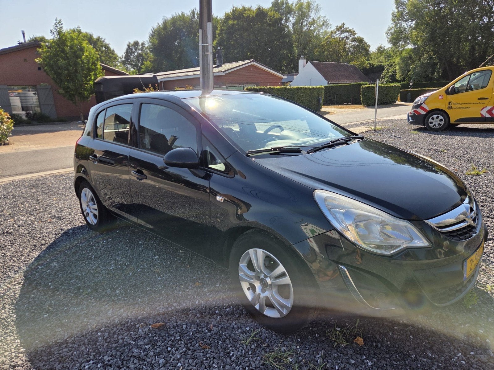 Opel Corsa 1.4 16V 5D 2013 Zwart, Auto's, Voorwielaandrijving, 1063 kg, 1398 cc, 4 cilinders