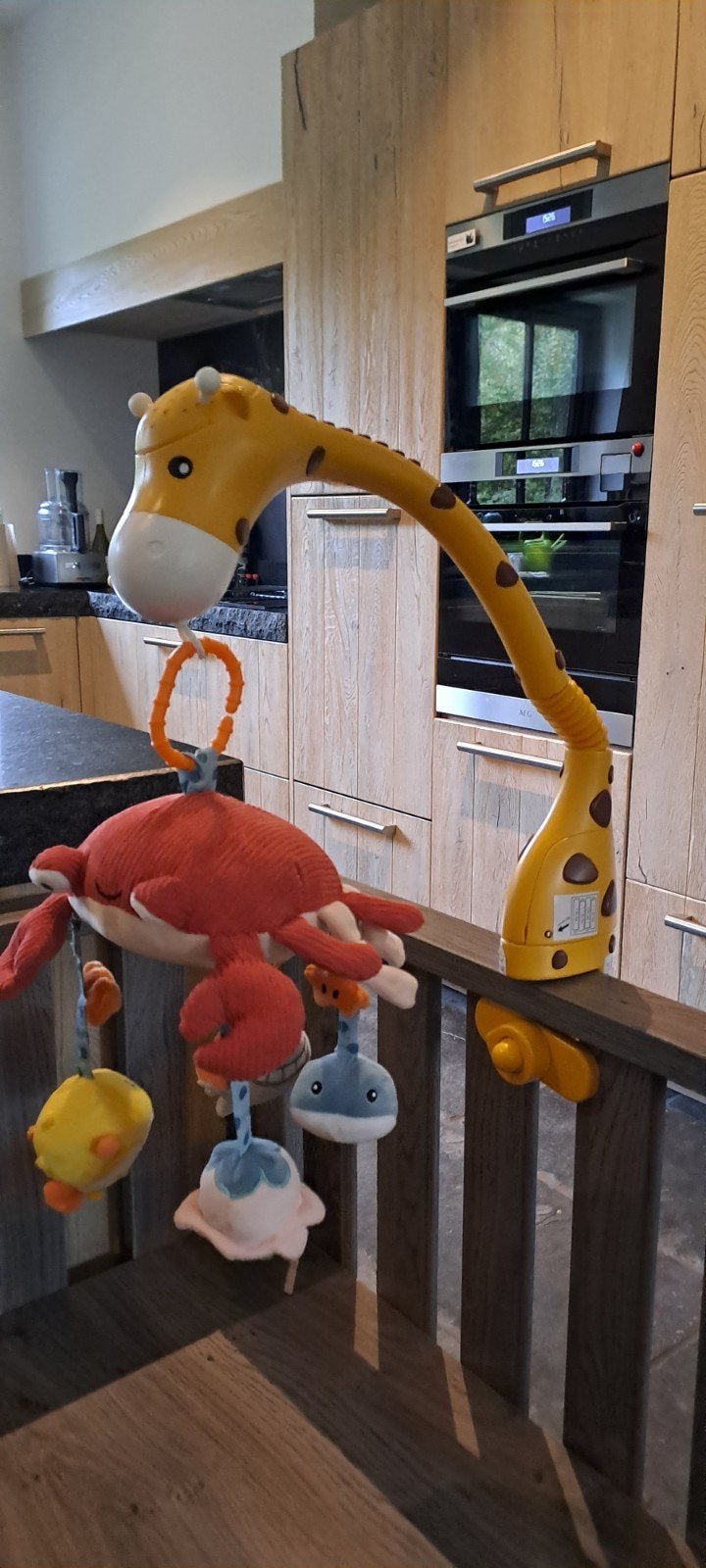Tumama kids/babymobiel met Projectie en Zeedieren, Ophalen of Verzenden, Zo goed als nieuw, Mobiel, Met licht