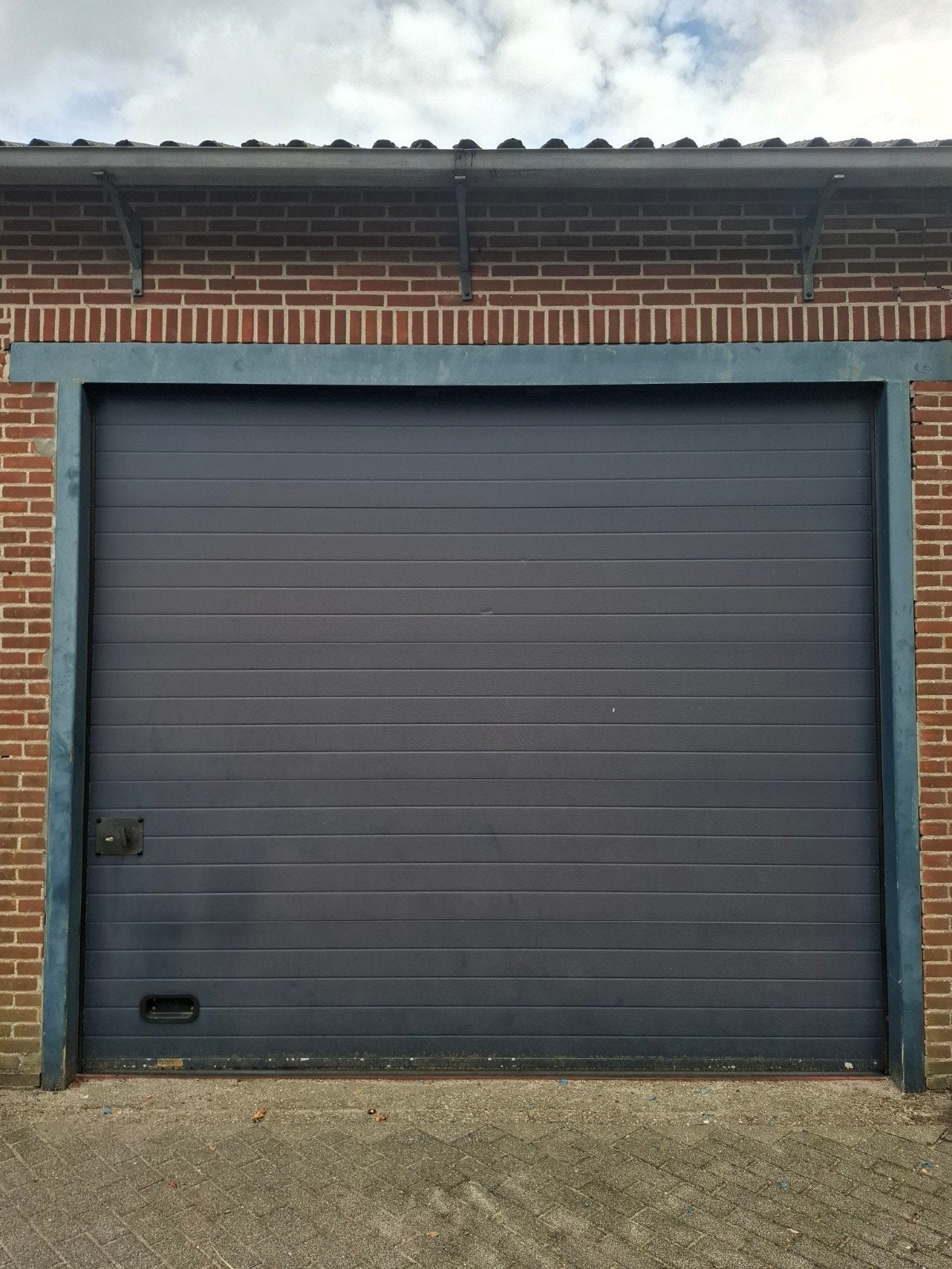 Garagedeur -  Roldeur, Doe-het-zelf en Verbouw, Ophalen, Gebruikt, Garagedeur, Metaal