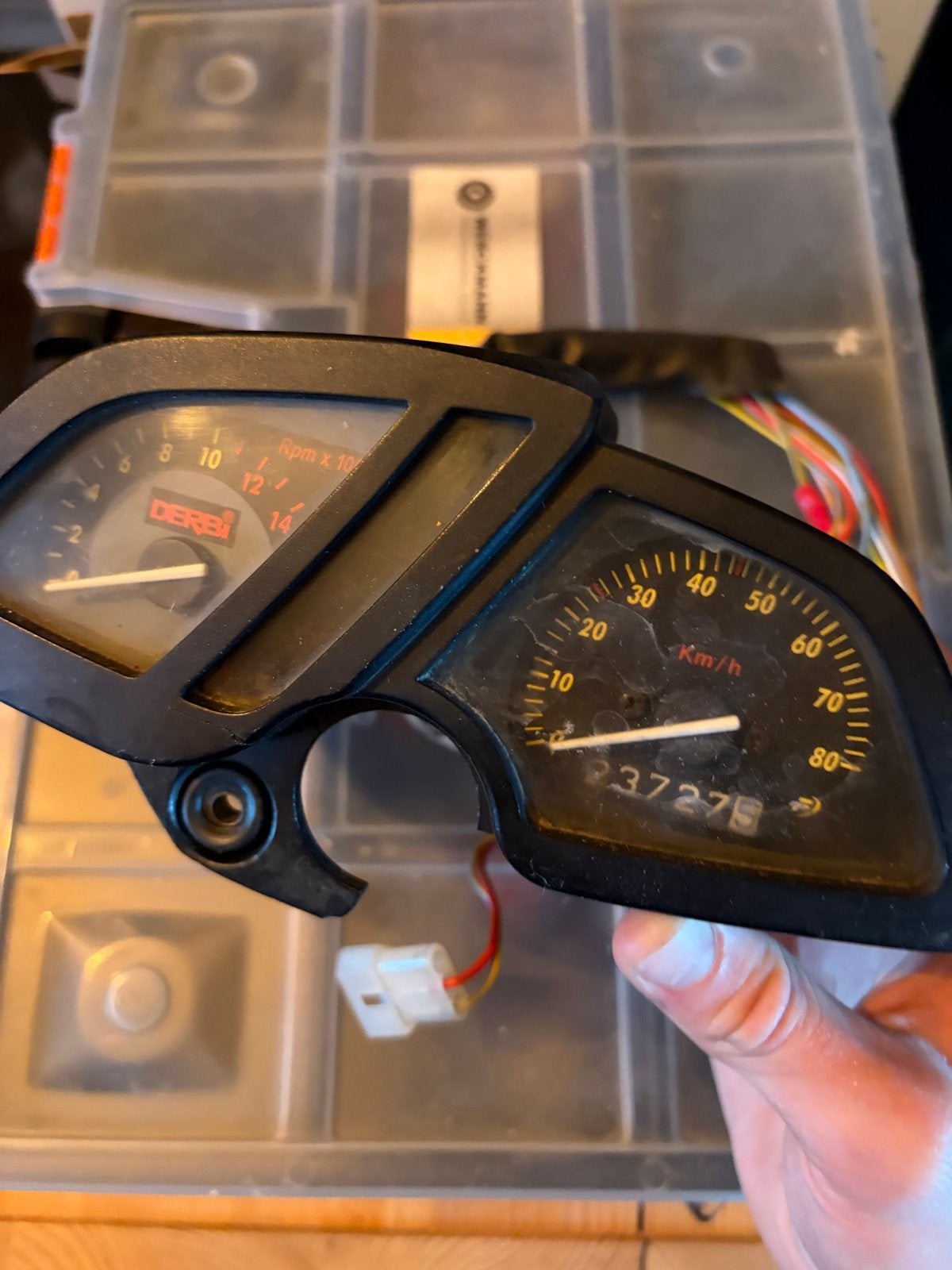 Origineel Derbi cockpit, Fietsen en Brommers, Brommeronderdelen | Algemeen, Verzenden, Gebruikt, Overige typen