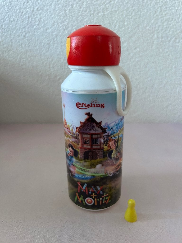 Mepal pop up drinkfles Efteling Max Moritz, Verzamelen, Gebruiksvoorwerp, Mepal B.V., Klantenservice@mepal.com, Aalsvoort 101, 7241 MB Lochem, Nederland