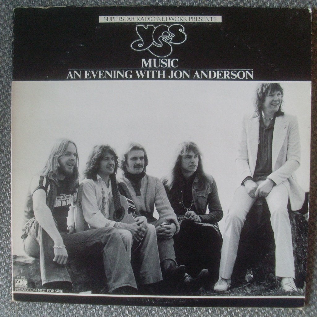 Music - An Evening With Jon Anderson (LP) PROMO Yes, LP, Promo, Ophalen of Verzenden, 12 inch